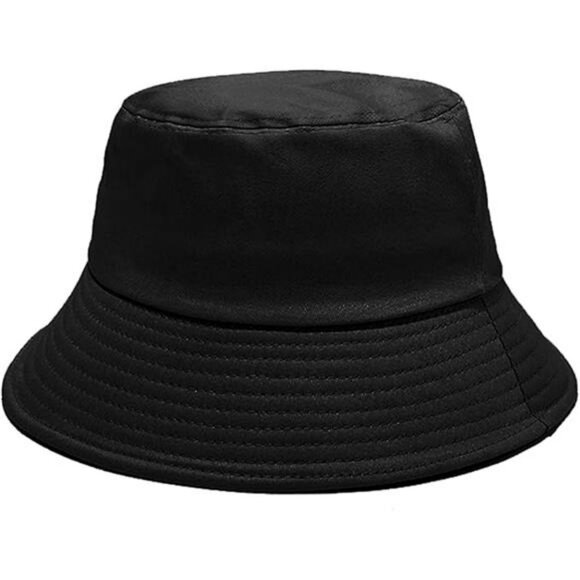 Unisex Cotton Bucket Hat Summer Sun Hat UV Protection Beach Fishing Cap - Picture 7 of 7